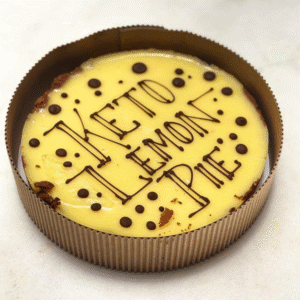 Keto Lemon Pie 6 porciones