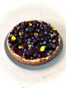 Cheesecake de Mora y Arándanos