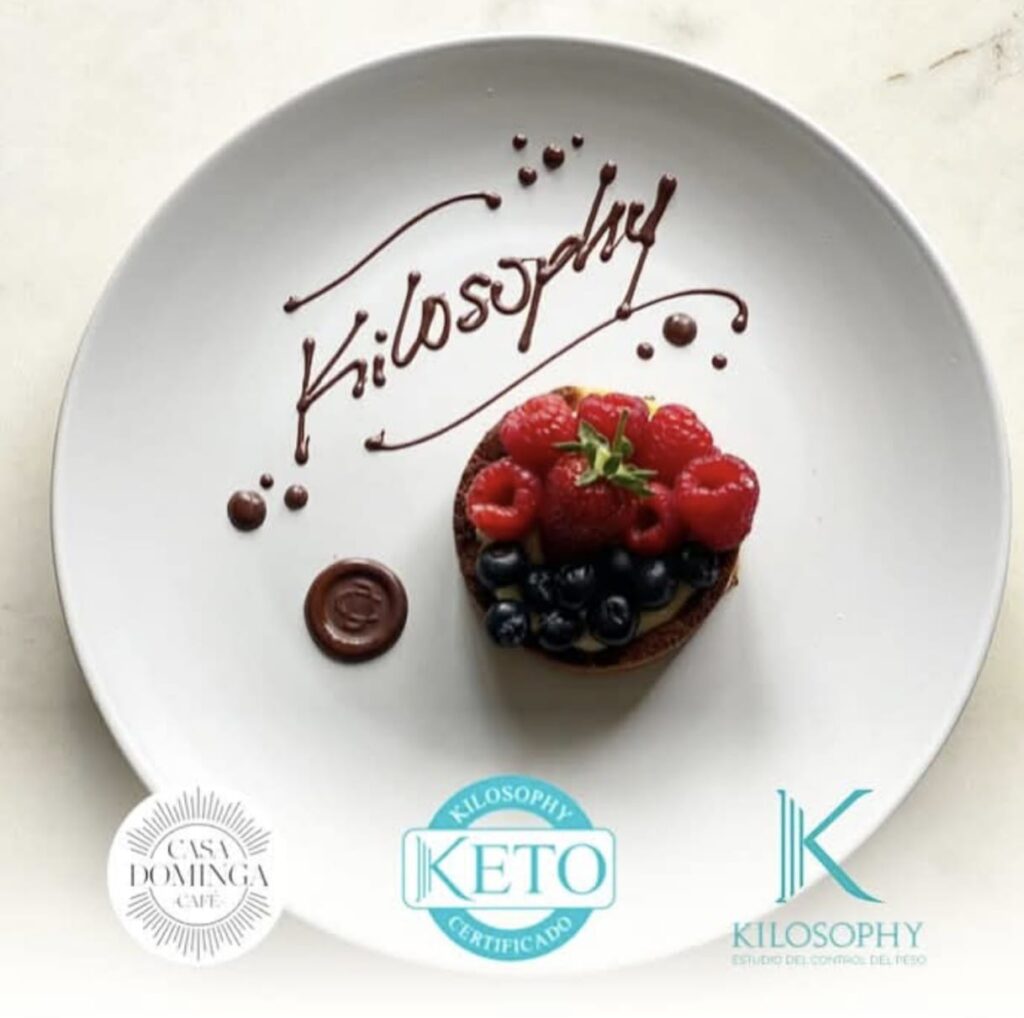 Tarta de frutas keto